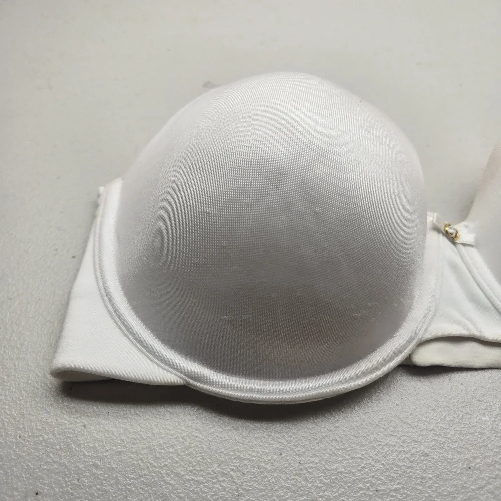 Vanity Fair Women Bra 38D White T Shirt Underwired Strapless Multi Way READ